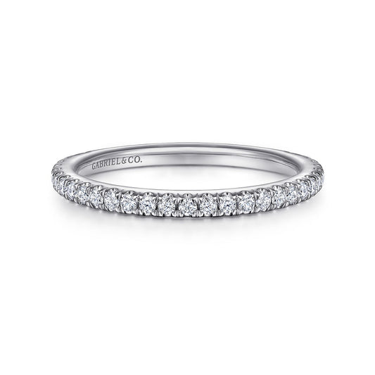 18K White Gold  Matching Wedding Band