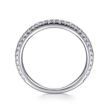 18K White Gold  Matching Wedding Band