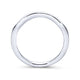 14K White Gold Matching Wedding Band