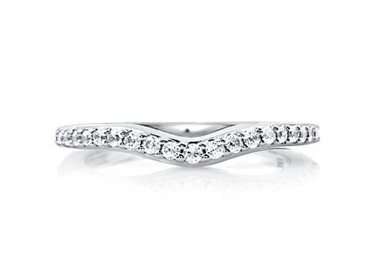 V-Shaped PavÃ© Diamond Anniversary Band WR0970/25