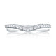Curved Diamond and Polished Wedding Band WR0971/25