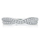A. Jaffe Double Row Curved Diamond Wedding Band WR1000/22