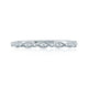 Marquise and Round Shape Diamond Stackable Half Circle Band WR1055/10