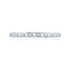Alternating Bezel Set Half Circle Stackable Band WR1057/28