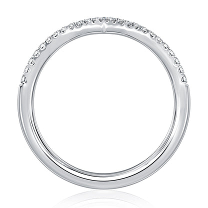 Curved Diamond Wedding Band WRC1254HB/13
