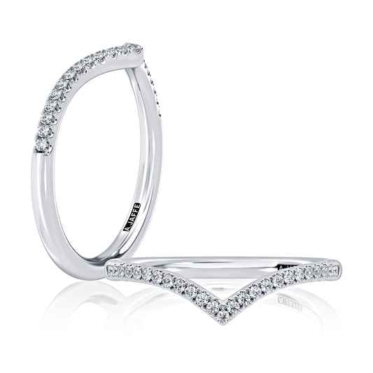 Curved Diamond Wedding Band WRC1254HB/13