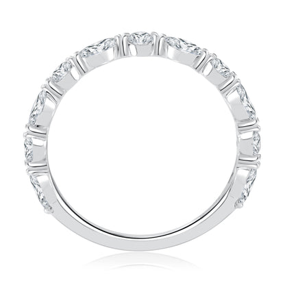 Alternating Round and Marquise Diamond Stackable Ring WRC1373T/67