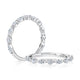 Alternating Round and Marquise Diamond Stackable Ring WRC1373T/67