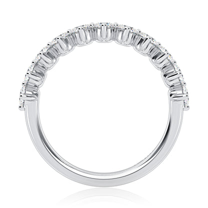 Classic Three Prongs Round Diamond Anniversary Band WRC1472H/90