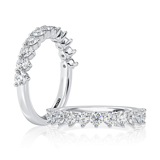 Classic Three Prongs Round Diamond Anniversary Band WRC1472H/90