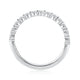 Delicate Shared Single Prong Halfway Diamond Wedding Band WRRDK1243H/39