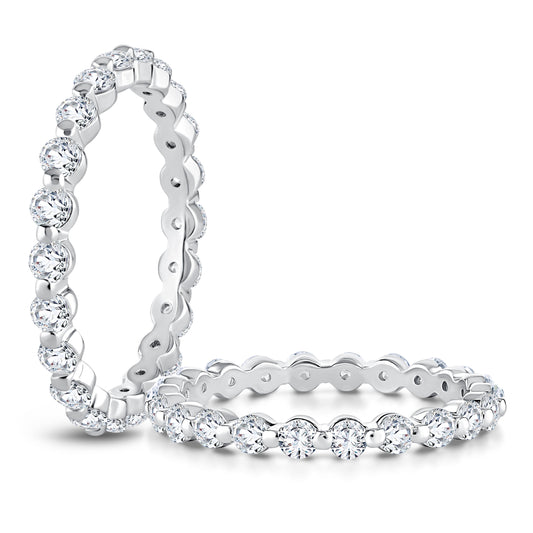 Eternity Single Shared Prong Diamond Wedding Band WRRDL1243E/105