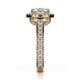 Michael M Pave Round Engagement Ring
