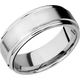 14K White Gold with Satin , Polish Finish
