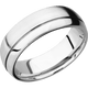 14K White Gold with Satin , Polish Finish