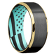 Zirconium + Satin , Polish Finish + Robins Egg Blue