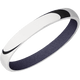 14K White Gold with Polish Finish and Crushed Orchid