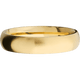 14K Yellow Gold with Satin Finish