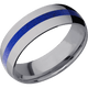 Tantalum with Polish Finish and Lapis Inlay