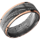 Tightweave with Acid Finish and 14K Rose Gold Inlay
