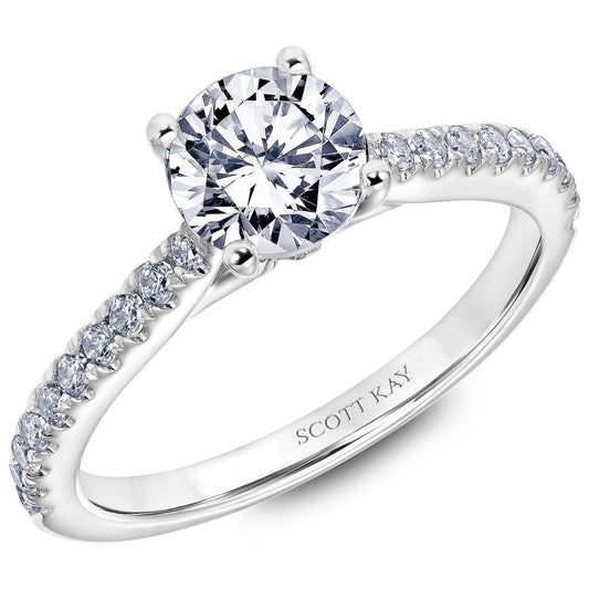 Scott Kay "Namaste" Engagement Ring