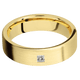 14K Yellow Gold with Satin Finish