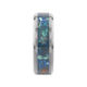 CALYPSO Tungsten Beveled Wedding Band with Chrysocolla Inlay - 8mm