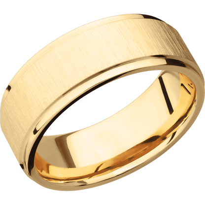 14K Yellow Gold with Crosssatin , Polish Finish