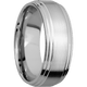 14K White Gold with Satin , Polish Finish
