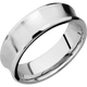 14K White Gold with Satin , Polish Finish