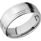 14K White Gold with Satin , Polish Finish