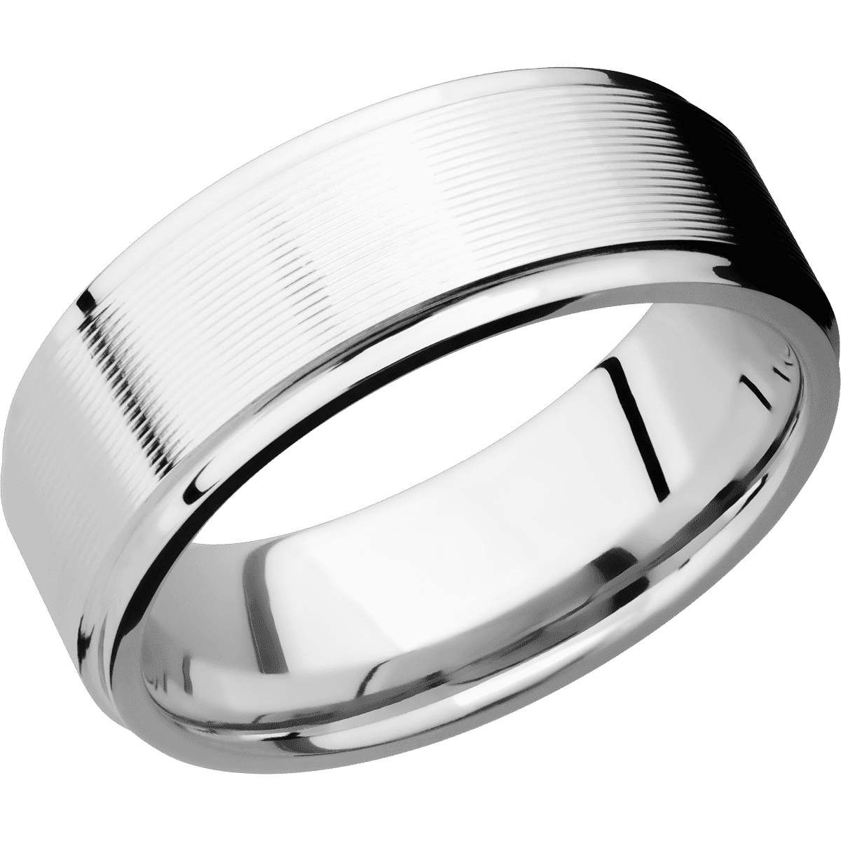 14K White Gold with Machine , Polish Finish