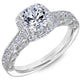 Scott Kay "Heaven's Gates" Halo Engagement Ring