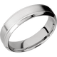 14K White Gold with Satin , Polish Finish