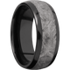 Zirconium with Polish Finish and Meteorite Inlay