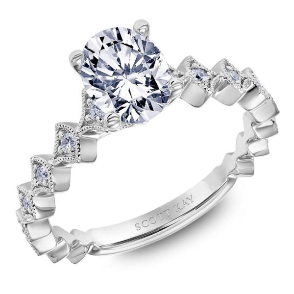 Scott Kay "Heaven's Gates" Engagement Ring