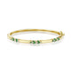 Bangle, Pulse Diamond & Emerald, 3.25mm