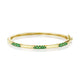 Bangle, Pulse Emerald, 3.25mm