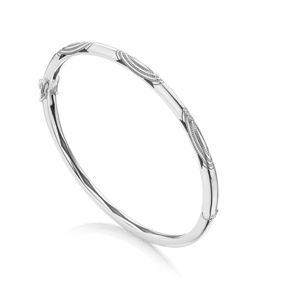 Bangle, Pulse Milgrain, 3mm