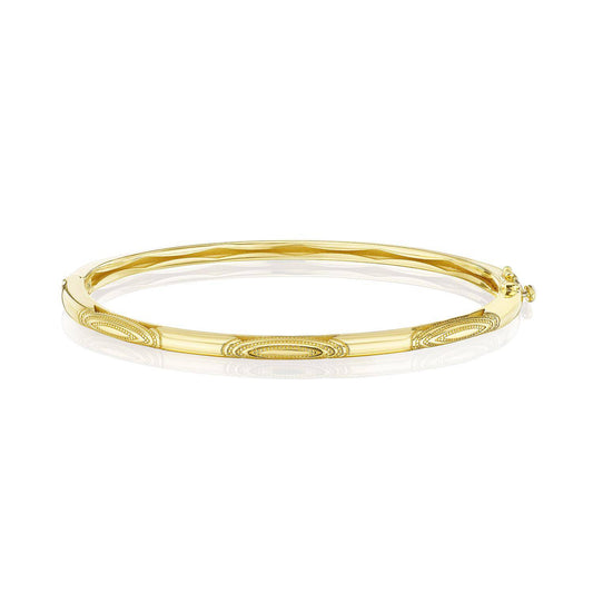 Bangle, Pulse Milgrain, 3mm