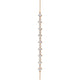 Carré and Round Diamond Bracelet in 18kt Rose Gold