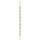 Carré and Round Diamond Bracelet in 18kt Yellow Gold