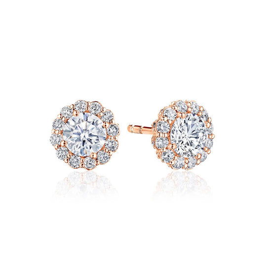 Full Bloom Diamond Stud Earrings