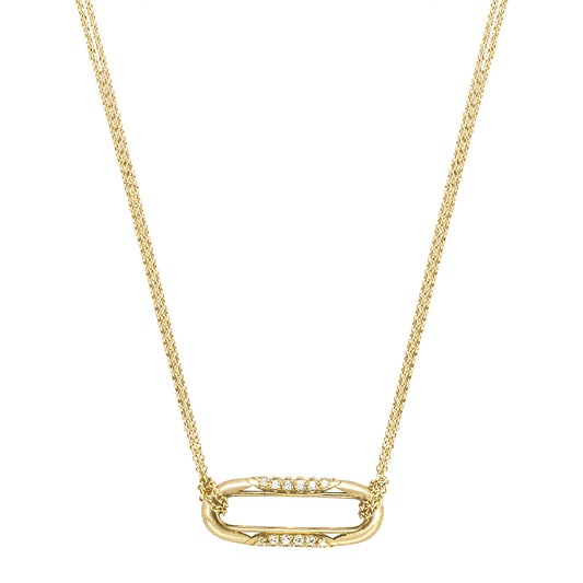 Link Pendant, Diamond