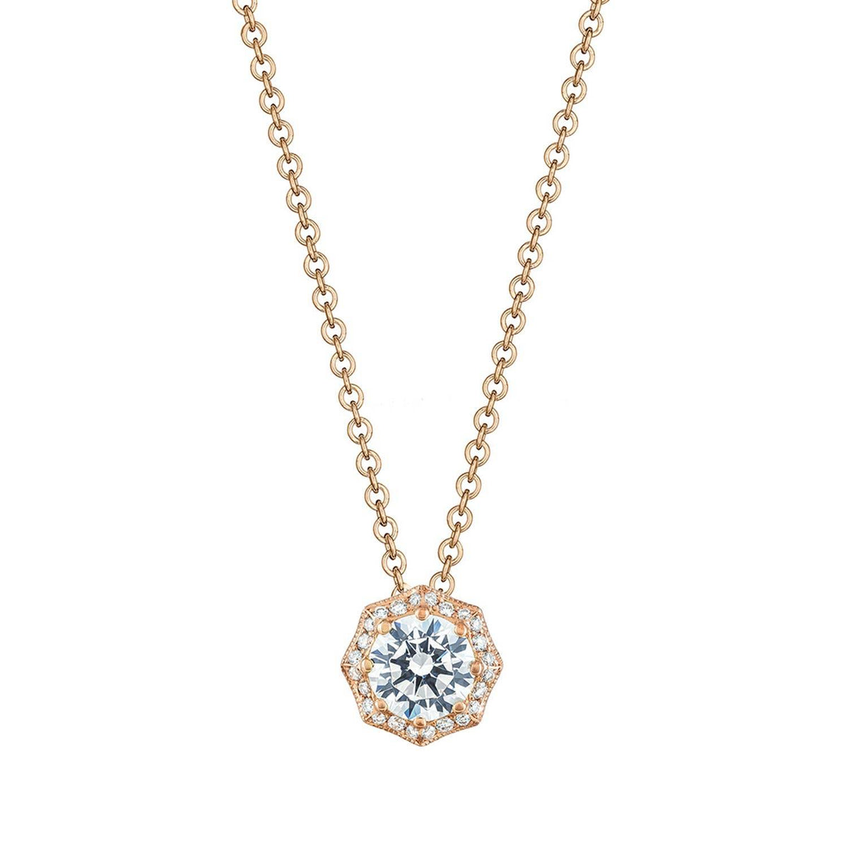 Art Deco Bloom Diamond Necklace
