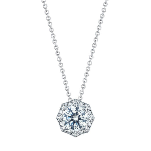 Art Deco Bloom Diamond Necklace