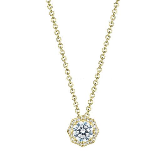Art Deco Bloom Diamond Necklace