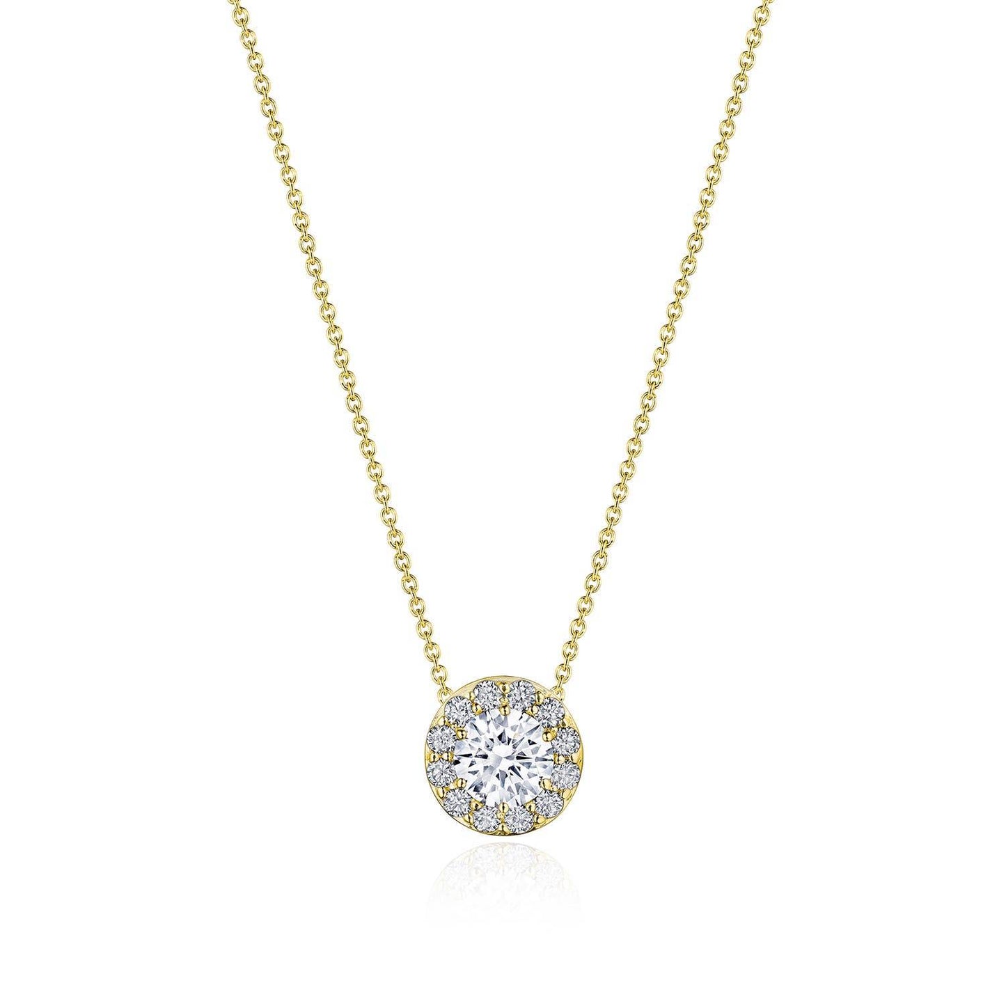 17" Single Bloom Diamond Necklace