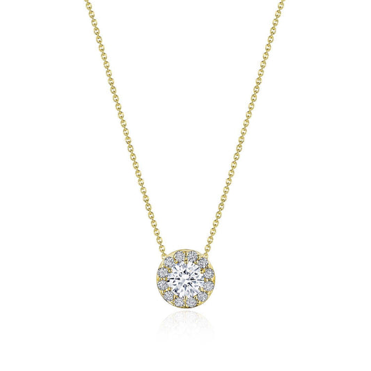 17" Single Bloom Diamond Necklace