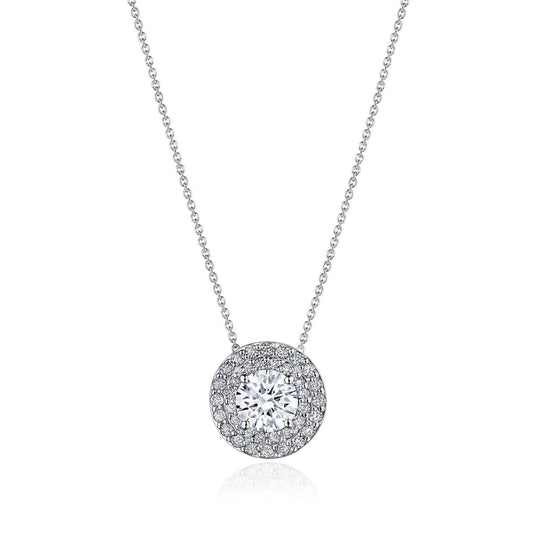 17" Double Bloom Diamond Necklace